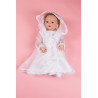 2 Pieces White Christening Baby Girl Set Style PCH-52