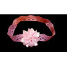 Pink Christening/Special Occasion Flower Headband Style 434