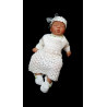 White Crochet Christening/Special Occasion Dress with Headband style Gabi 2