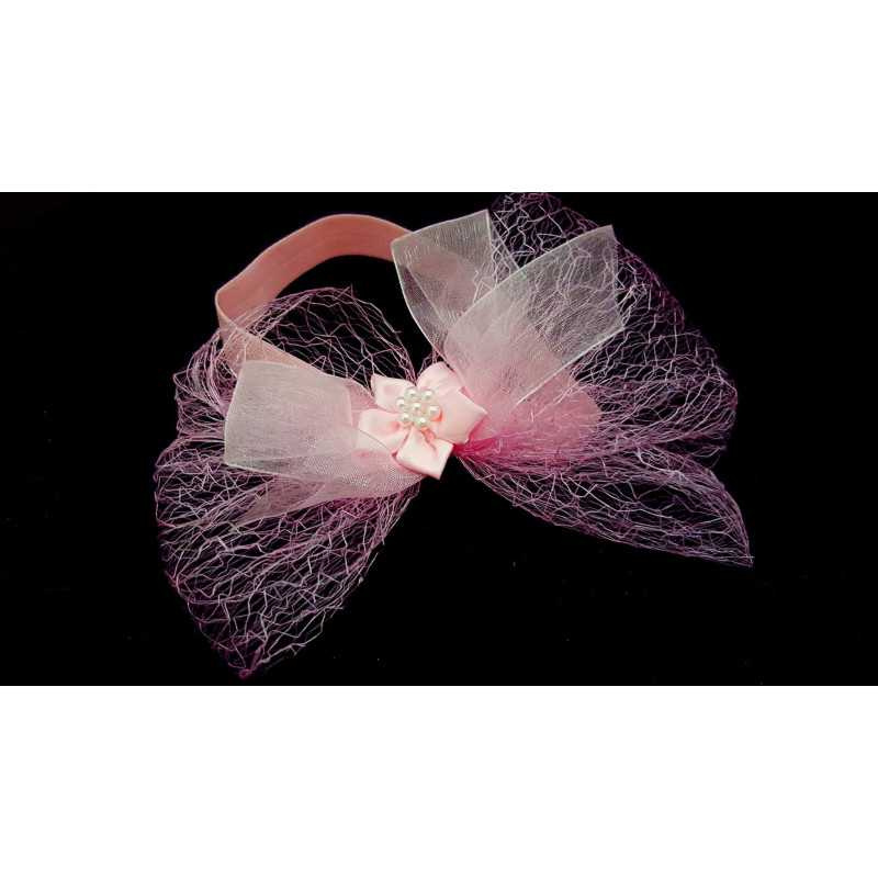 Pink Christening/Special Occasion Headband Style HB-03