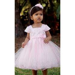 Lovely Pink Special Occasion/Ceremonial Ballerina Length Dress - Style 070112