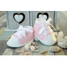 Baby Girls Pink & White Special Occasions Shoes Style WHITE DOTS