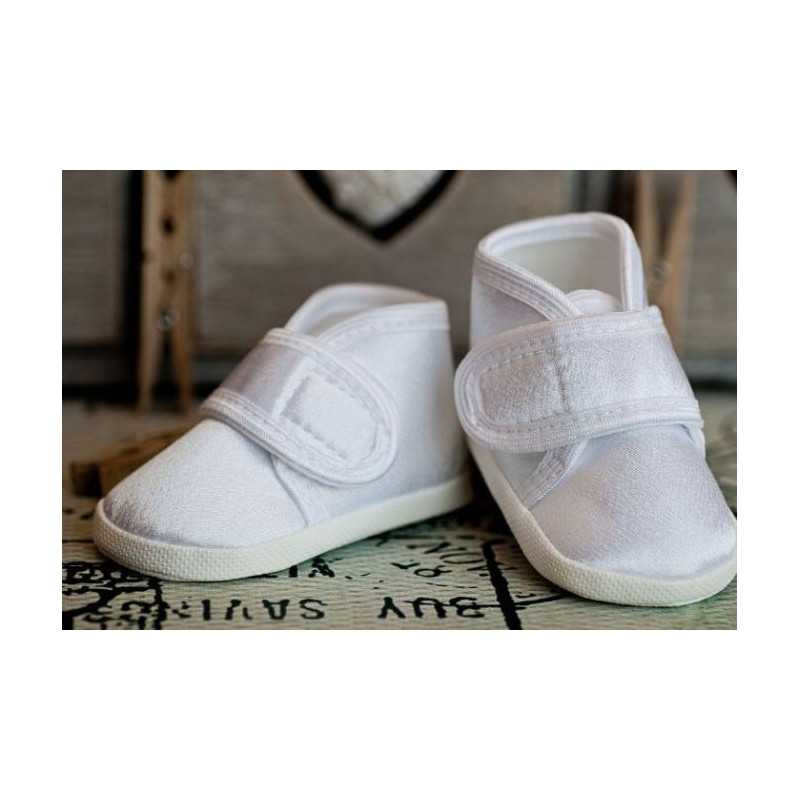 Satin Christening Shoes M081