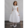 Beautiful Ballerina Length First Holy Communion Dress Style BIANKA