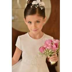 Elegant Simple Communion Dress style J3