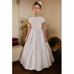 Satin skirt Beautiful Communion Dress style J5