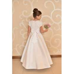 Satin skirt Beautiful Communion Dress style J5