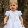 Sarah Louise White Ballerina Length Christening Dress Style 070103