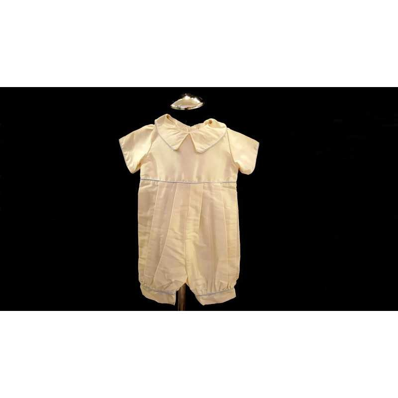 Ivory Chrstening Millie Grace Romper Style Louise