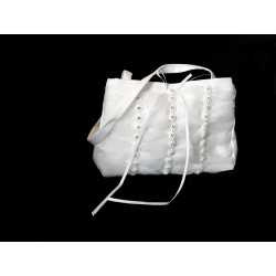 Little People White First Holy Communion Bag Style 5394