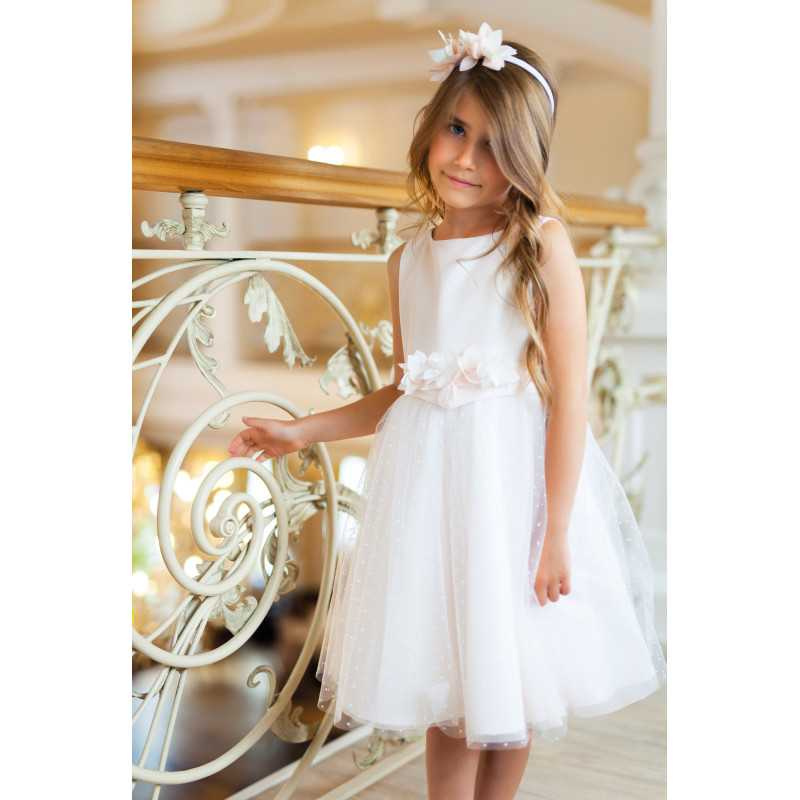 White&Pink Confirmation Dress 1A/SM/18