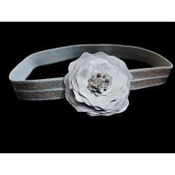 Grey Special Occasion Handmade Headband Style 22