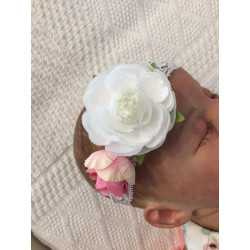 Lace/Flowers Christening/Special Occasion Headband Style EVA