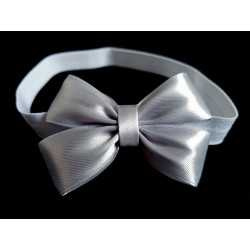 White/Grey Handmade Special Occasion Headband Style 356