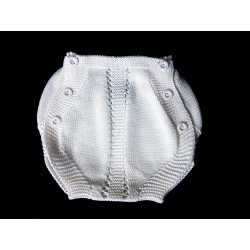 WHITE UNISEX CROCHET CHRISTENING/BAPTISM KNICKERS STYLE B302-V18