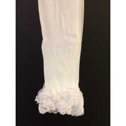 White Christening/Special Occasion Footless Frill Tights