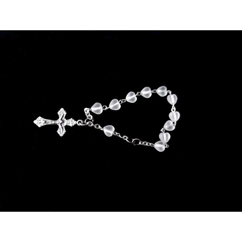 Silver Baptism Baby Bracelet 10th Rosary Style ROSARY 15