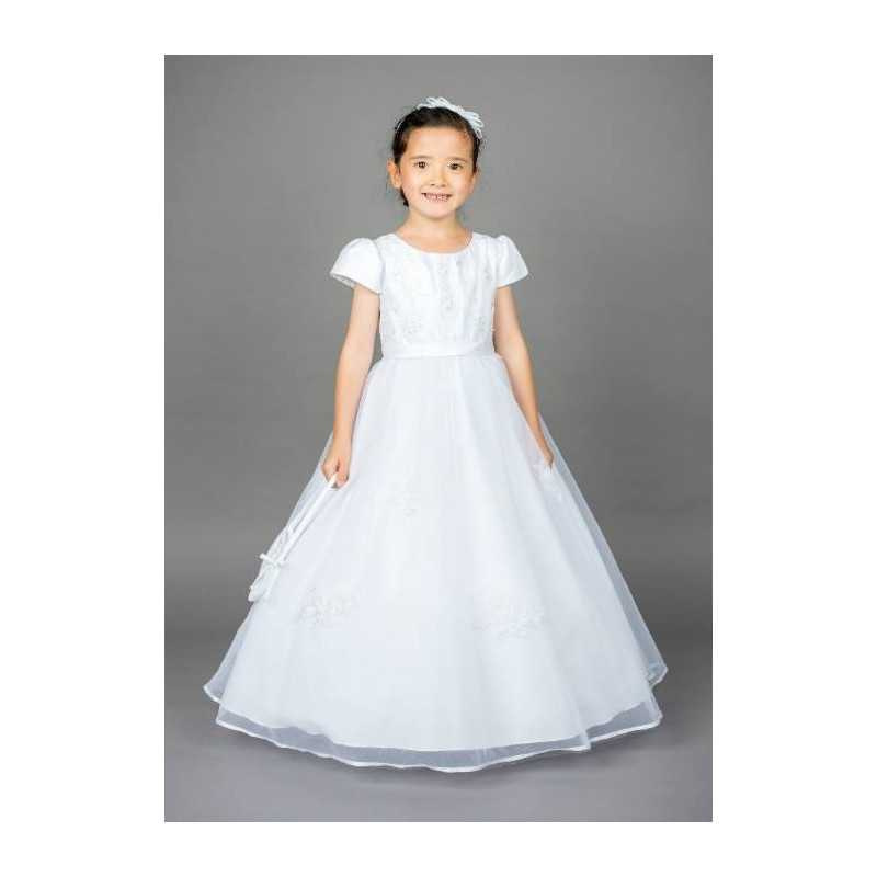 Lovely Poinsettia Communion Dress Style ST1326A