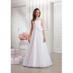 Handmade Sleeveless Holy Communion Dress Style OXANA