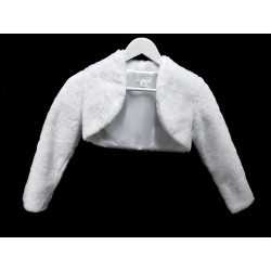 First Holy Communion Bolero Style FUR BOLERO