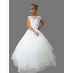 Beautiful Handmade First Holy Communion Dress Style LAURA