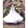 Elegant Satin Handmade First Holy Communion Dress Style ELSA