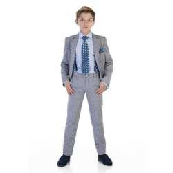 2 Piece Elegant Grey/Navy First Holy Communion/Special Occasion Suit Style 10-03032