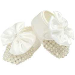 Ivory Christening/Baptism Dress, Headband & Shoes Style 05003