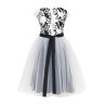 Ivory/Black Confirmation/Special Occasion Dress Style 23/J/18