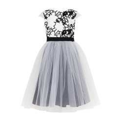 Ivory/Black Confirmation/Special Occasion Dress Style 23/J/18