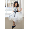 Navy/Ivory Confirmation/Special Occasion Dress Style 11/J/18