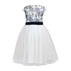 Navy/Ivory Confirmation/Special Occasion Dress Style 11/J/18