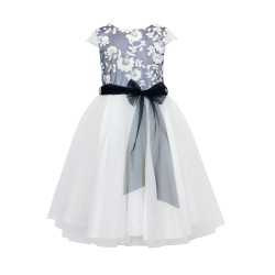 Navy/Ivory Confirmation/Special Occasion Dress Style 11/J/18