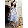 Ivory/Grey Confirmation/Special Occasion Dress Style 4/J/18