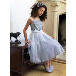 Ivory/Grey Confirmation/Special Occasion Dress Style 4/J/18