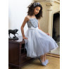 Ivory/Grey Confirmation/Special Occasion Dress Style 4/J/18