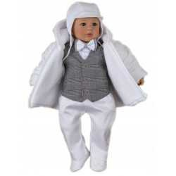 6 PCS CHRISTENING SUIT&JACKET VICTOR GREY