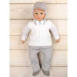 5 Pcs Christening Suit& Jumper Slavko