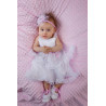 White/Pink Christening Dress Style ANTONINA