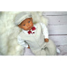 Ivory/Red Baby Boy Christening/Special Occasion Suit Style MILAN