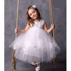 White Baby Girl Christening/Special Occasion Dress Style ROYAL