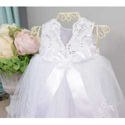 White Baby Girl Christening/Special Occasion Dress Style ROYAL