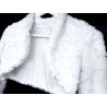 Elegant Fur First Holy Communion Bolero Style CB15