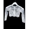 White Lace First Holy Communion Bolero Style CB16