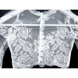 White Lace First Holy Communion Bolero Style CB16