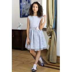 Light Grey Confirmation/Special Occasion Dress Style 9/J/18