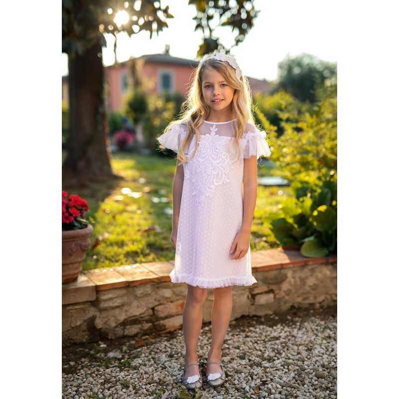 Pink/White Confirmation/Special Occasion Dress Style 32A/SM/19