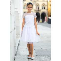 White Confirmation/Special Occasion Skirt Style 37A/SM/19