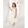 Handmade Ivory First Holy Communion Ballerina Length Dress Style 9720