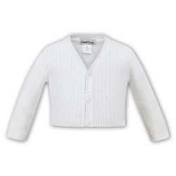 Sarah Louise Ivory Baby Boy Christening Cardigan Style 006791